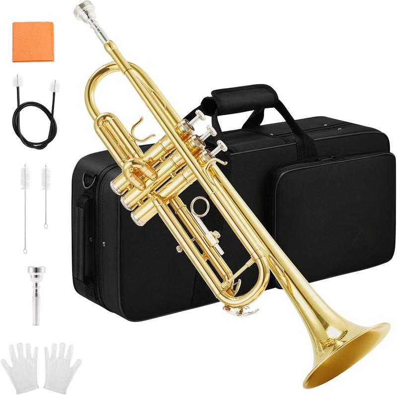 Eastar Bb Standard Trumpet Set for Beginner, Brass Student Trumpet ...