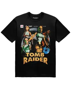 Video Games 'Tomb Raider' Staple T-Shirt Cotton Tee, Graphic Tee, Unisex T-Shirt