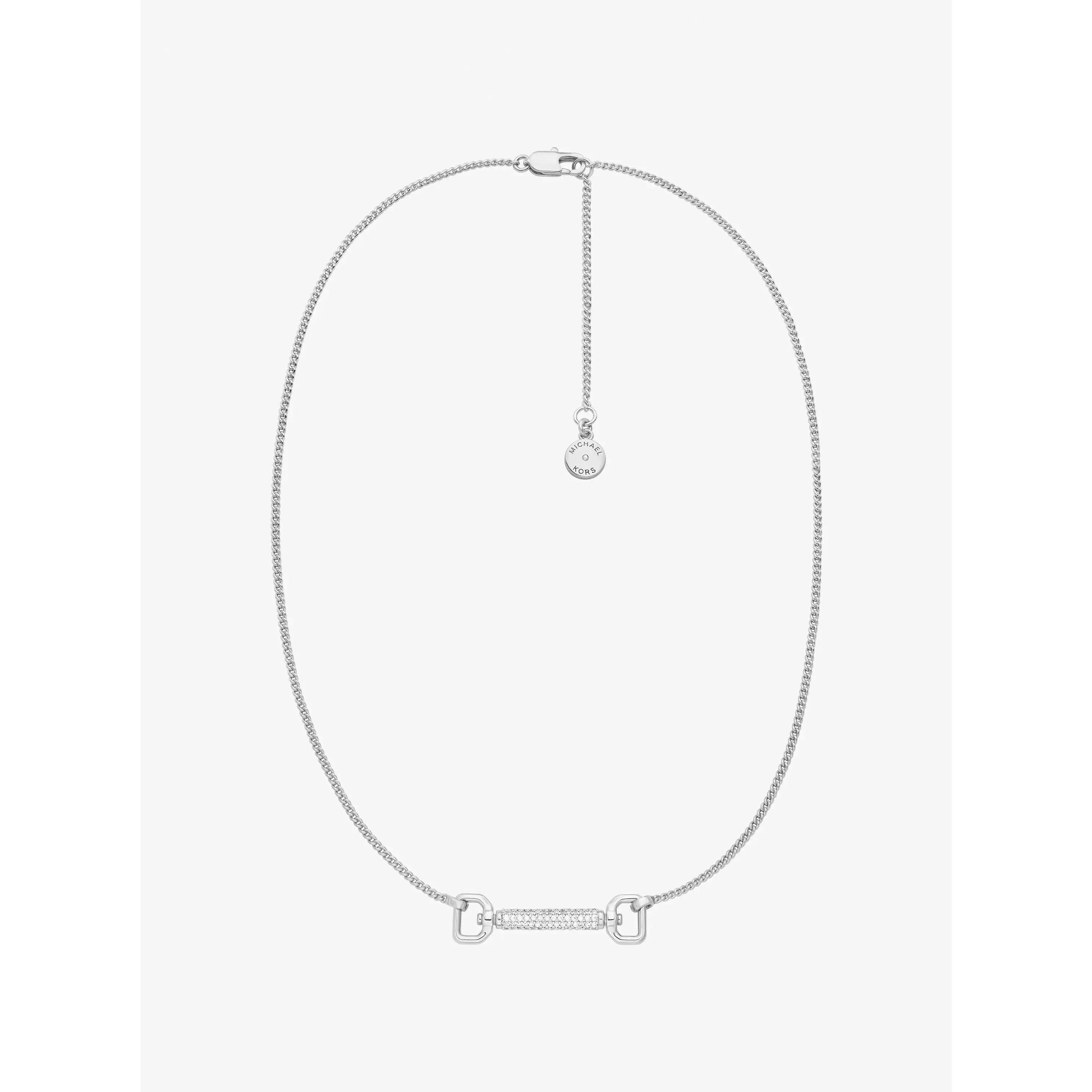 Pavé Horsebit Necklace