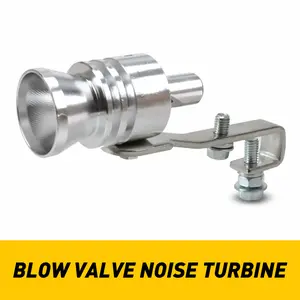 Turbo Sound Noise Exhaust Muffler Pipe Whistle Off Valve BOV Simulator 56-85MM