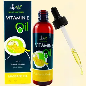 100ml/3.38oz Vitamin E Moisturizing and Soothing Spa Essential Oil, Nourishing Skin Care Oil, All Skin Types, for Full Body Massage For Skin Care, Shower, Suit For Face, Body, Nails, Hair, Eyelashes Cosmetic body oil Moisturizer Moisture Hydrating