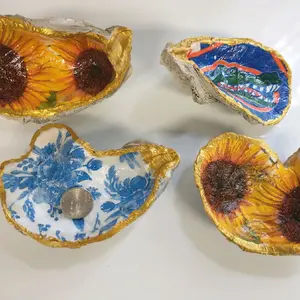 oyster shell trinket dish