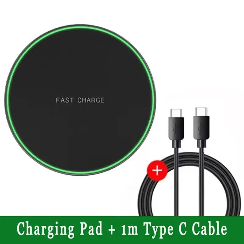LED Light Wireless Charger Pad Universal Compatibility Fast Charging Station LED Light Wireless Charger Pad Universal Compatibility Fast Charging Station