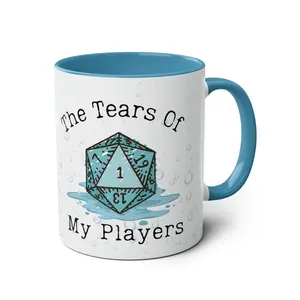 Dnd Mug, The Tears of My Player Gift for DM, Dungeons Dragons Game Master Coffee Cup, Ideal for Birthday or Christmas, RPG table top gamer