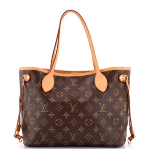 Pre-owned Louis Vuitton Canvas Coated Tote Bags REBAG Neverfull Tote Monogram Canvas PM by Rebag