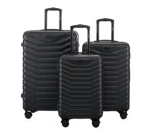 IZOD Phantom Lightweight Expandable ABS 3 Piece Luggage Set