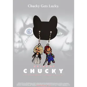 Chucky and Tiffany Earrings men woman