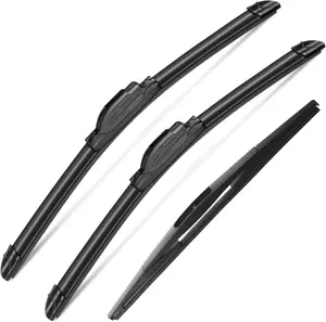 Wipers Set for Nissan Versa Note, Windshield Wiper Blades Original Equipment Replacement Front and Rear "/"/B" (Pack of ) J HOOK