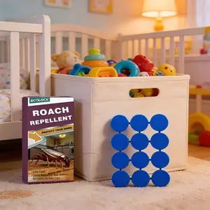 ECOLOCK Roach Repellent Pro Gel Bait Kit Fast-Acting Child-Resistant Odor-Free Ecofriendly Pest Control for Kitchen & Indoor Use