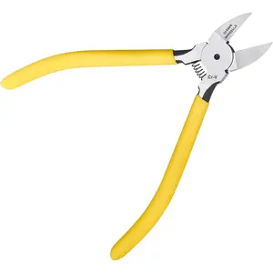 Wire  Diagonal Flush Cutters 6 Inch Precision Side Cutters  Pliers Wire Snips Heavy Duty