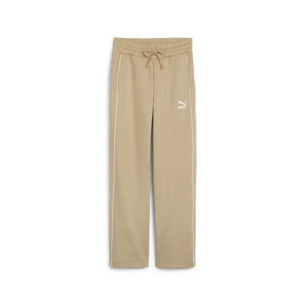 PUMA Womens T7 High Waist Pants Casual - Beige