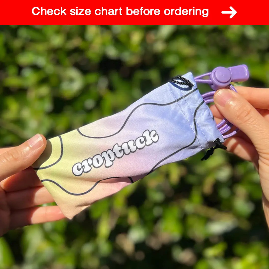 The Original Croptuck: Lightweight Adjustable Band for Crop Tops, Tucking, Cropping Oversized Tops, Layering, Shortening Dresses & No-Sew Fashion Hack