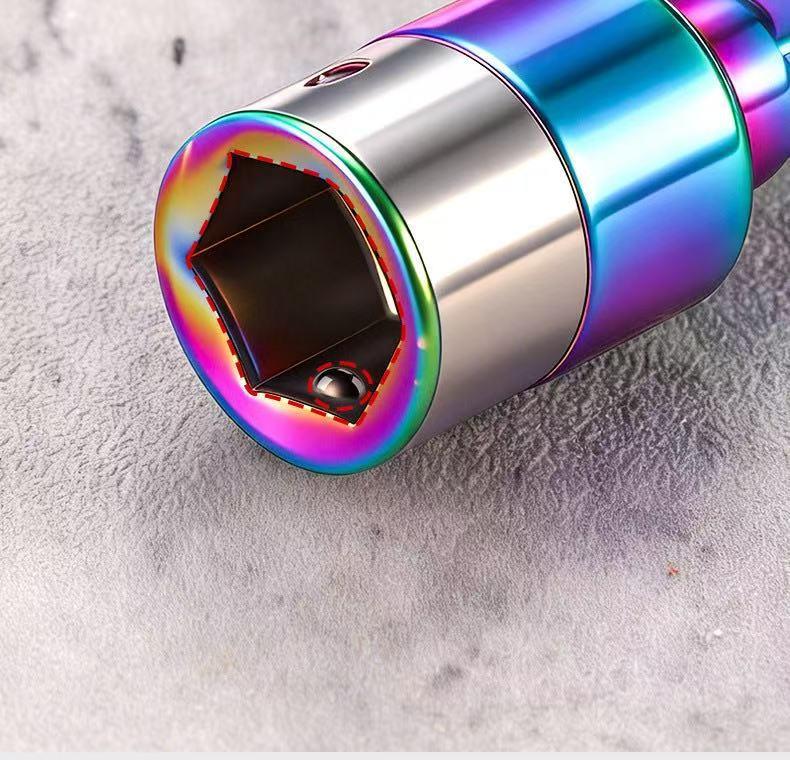 Non-Magnetic Steel Ball Socket Sleeve, Durable Impact Socket Adapter for Power Drill & Wrench, Heavy Duty Repair Tool