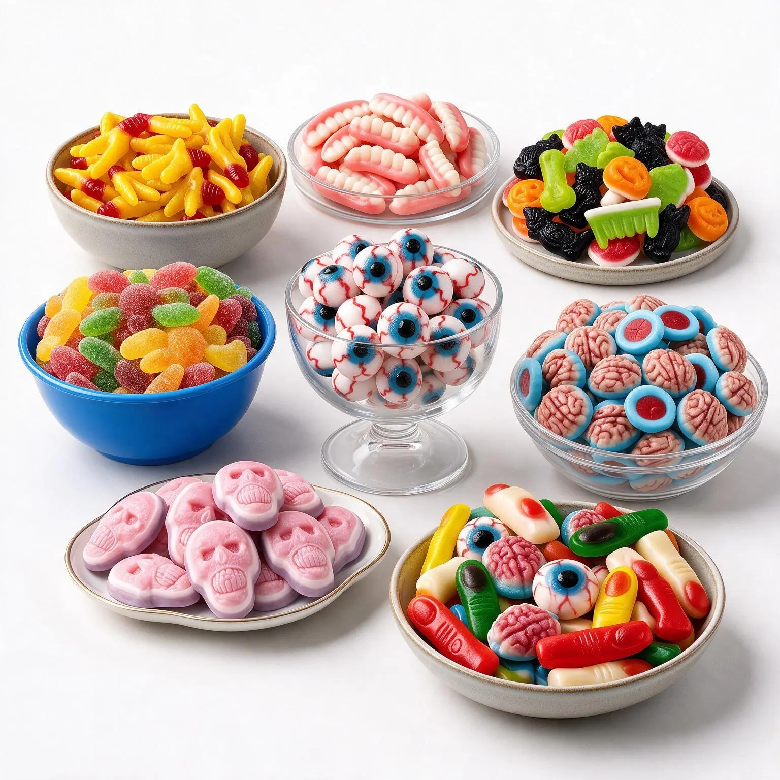 Halloween Gummy Candy Spooky Variety Mix Fruity Party Treats