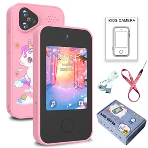 Kids Touchscreen Phone, Photo & Video Recording, Educational Games, Music Player, Dual Camera, Flashlight, 2.8inch HD Screen, Perfect Gift