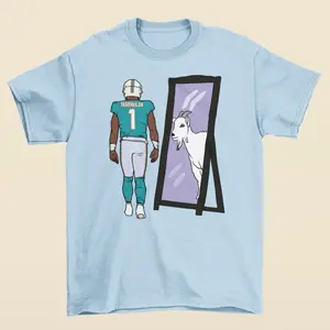 Tua Tagovailoa Mirror GOAT Miami Football T-Shirt