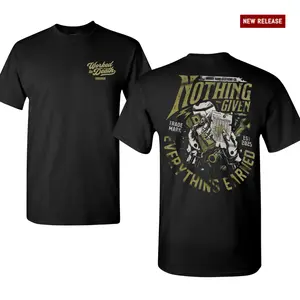 Nothing Given Everything Earned Workman T-Shirt, Blue Collar Work Ethic Graphic Tee, Mechanic Builder Hard Work Shirt, Tradesman Pride Workwear Tee