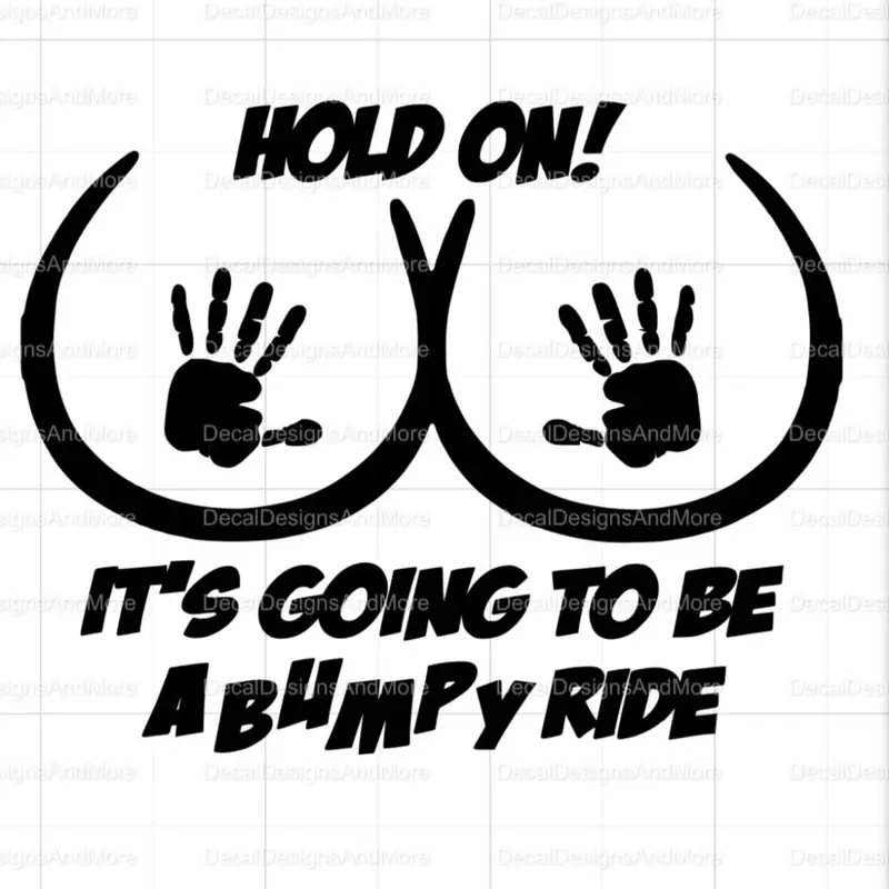 Hold On Jeep Decal Off Road