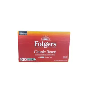 Folgers Roast Medium Roast Coffee, 100 Keurig K-Cup Pods