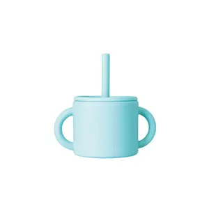 Silicone Cup Single- Teal & Caicos (Light Blue)