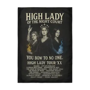 High Lady of the Night Court wall tapestry