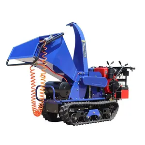 Remote Control Crawler/Wheel Shredder Wood Chipper Mini Beech Wood Shredder Product Type Wood Shredding Machine