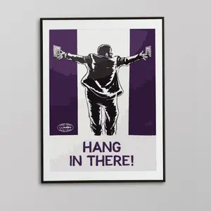 Severance Poster-Hang in There-Custom Poster-Wall Art Print-Home Decor