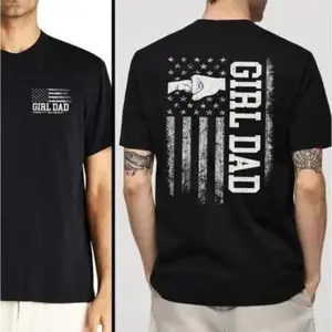 Proud Father of Daughter Shirt Father’s Day Gift from Daughter Dad Tee Cotton Shirt