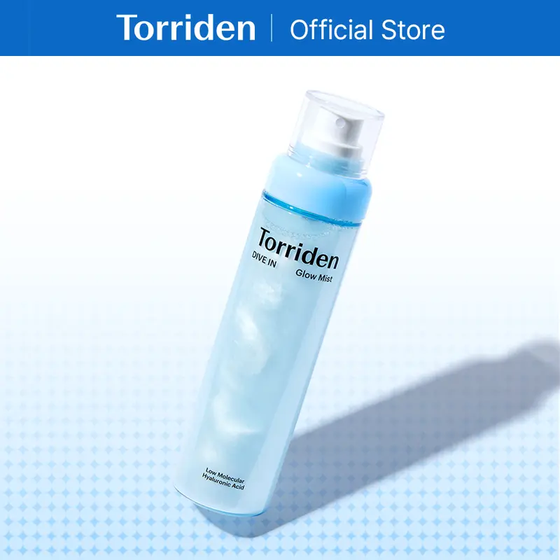 [Torriden Official] DIVE IN Hyaluronic Acid Glow Mist 4.05 fl. oz. (120ml) | 5D Hyaluronic Acid | Rose Water Base | Ceramide & Squalane