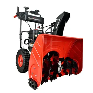 PowerSmart Gas Snow Blower, 26" 208cc B&S Engine with Electric Starter, Handle Warmer, Self-Propelled, One-Handed Operation, 2-Stage Snow Blowers(HB7109B)