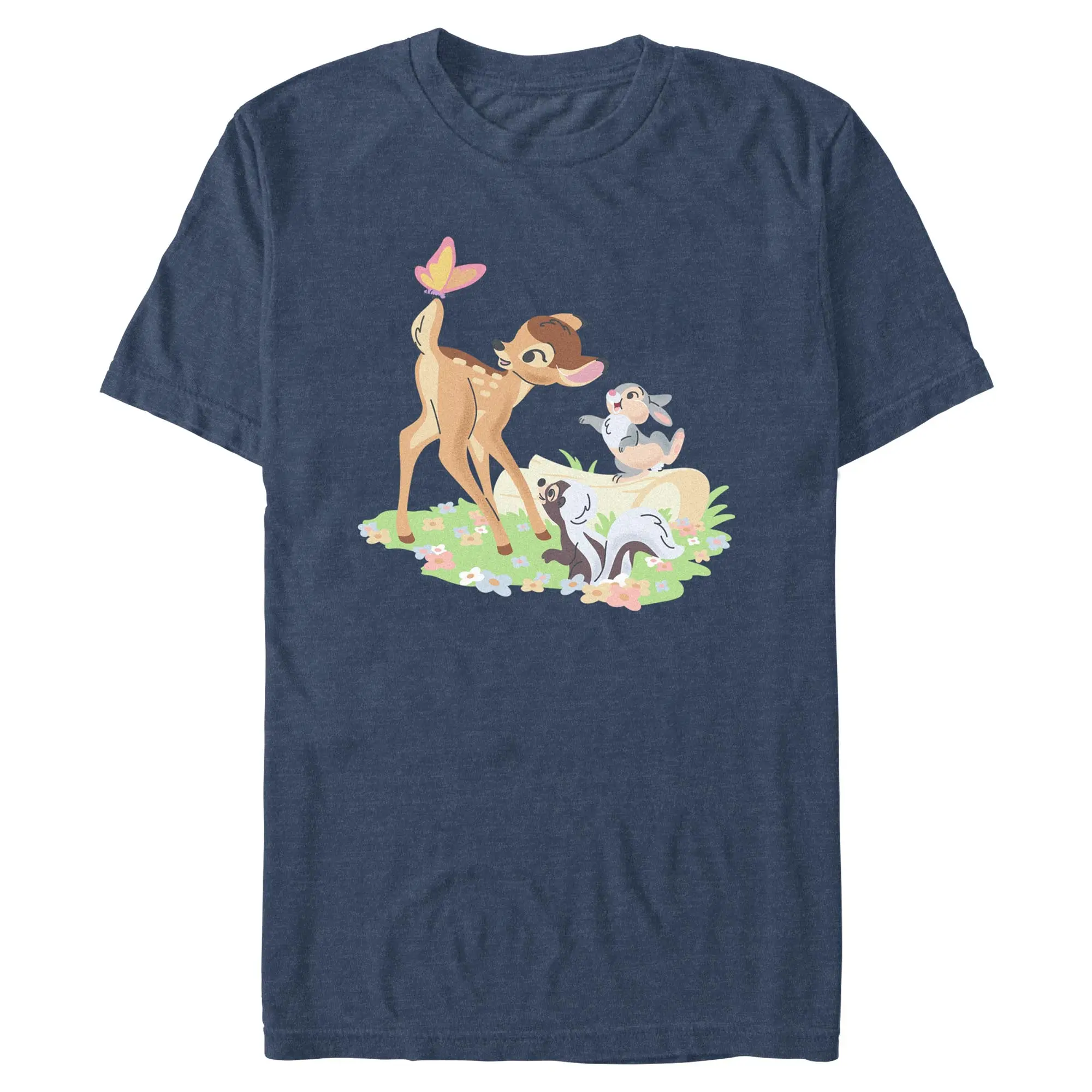Mens Bambi Enjoy the Spring with Friends T Shirt
