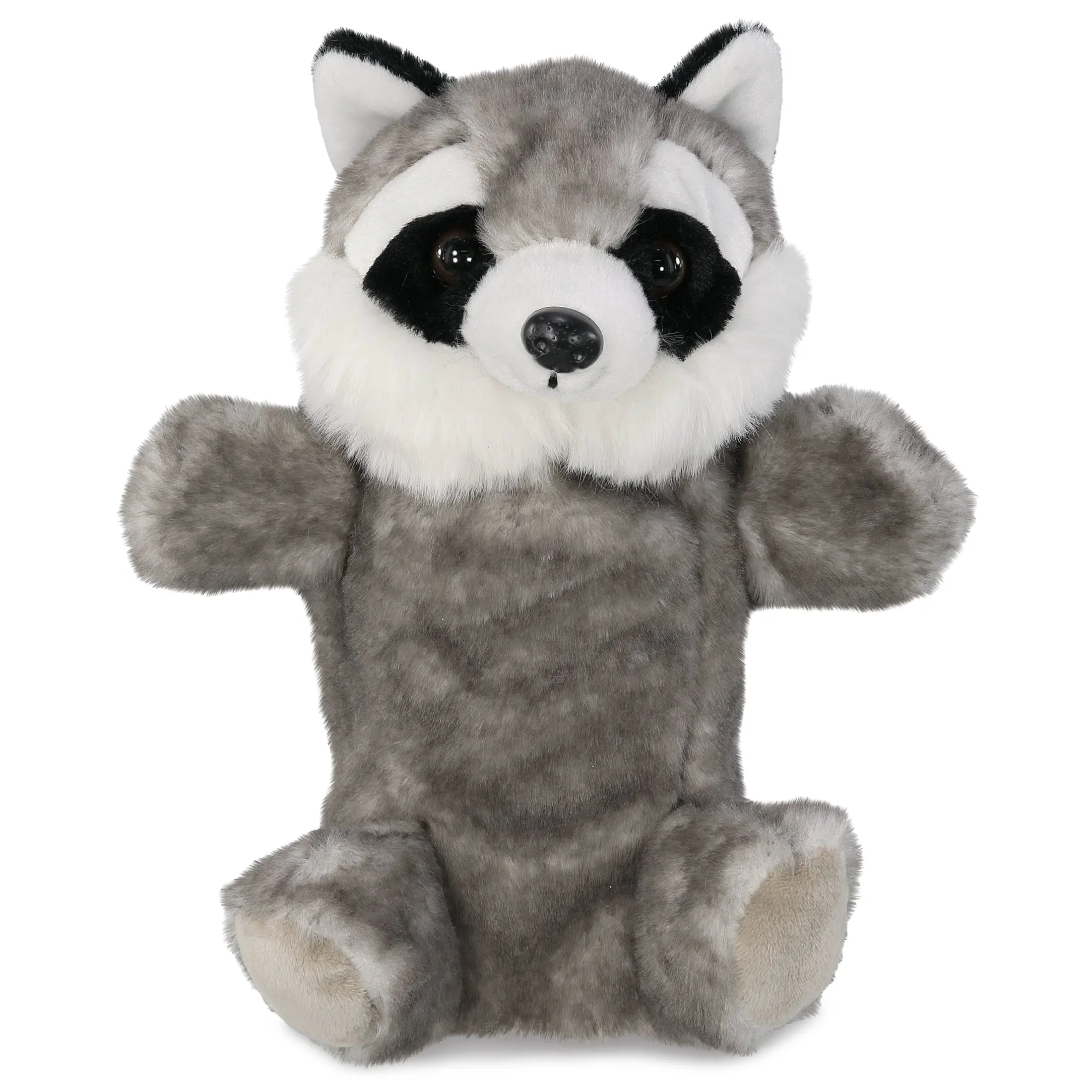 SUPER SOFT PLUSH HAND PUPPET - RACCOON