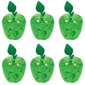 Bulk 48 Pc. Green Apple BPA-Free Plastic Favor Containers