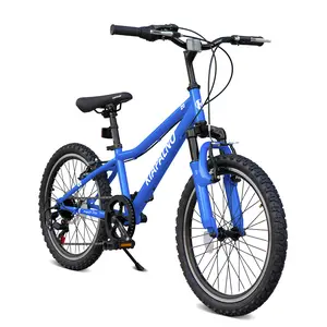 20 inch mountain bike, 7-speed dual suspension mountain bike, sturdy steel frame, excellent twist shifting, dual handbrake, and adjustable seats for men and women