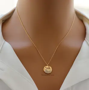 18K Gold Plated Aquarius Constellation Zodiac Pendant Necklace (January 20 – February 18) – Dainty Astrology Jewelry for Free Spirits