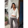 Lillia V Neck Wrap Sweater