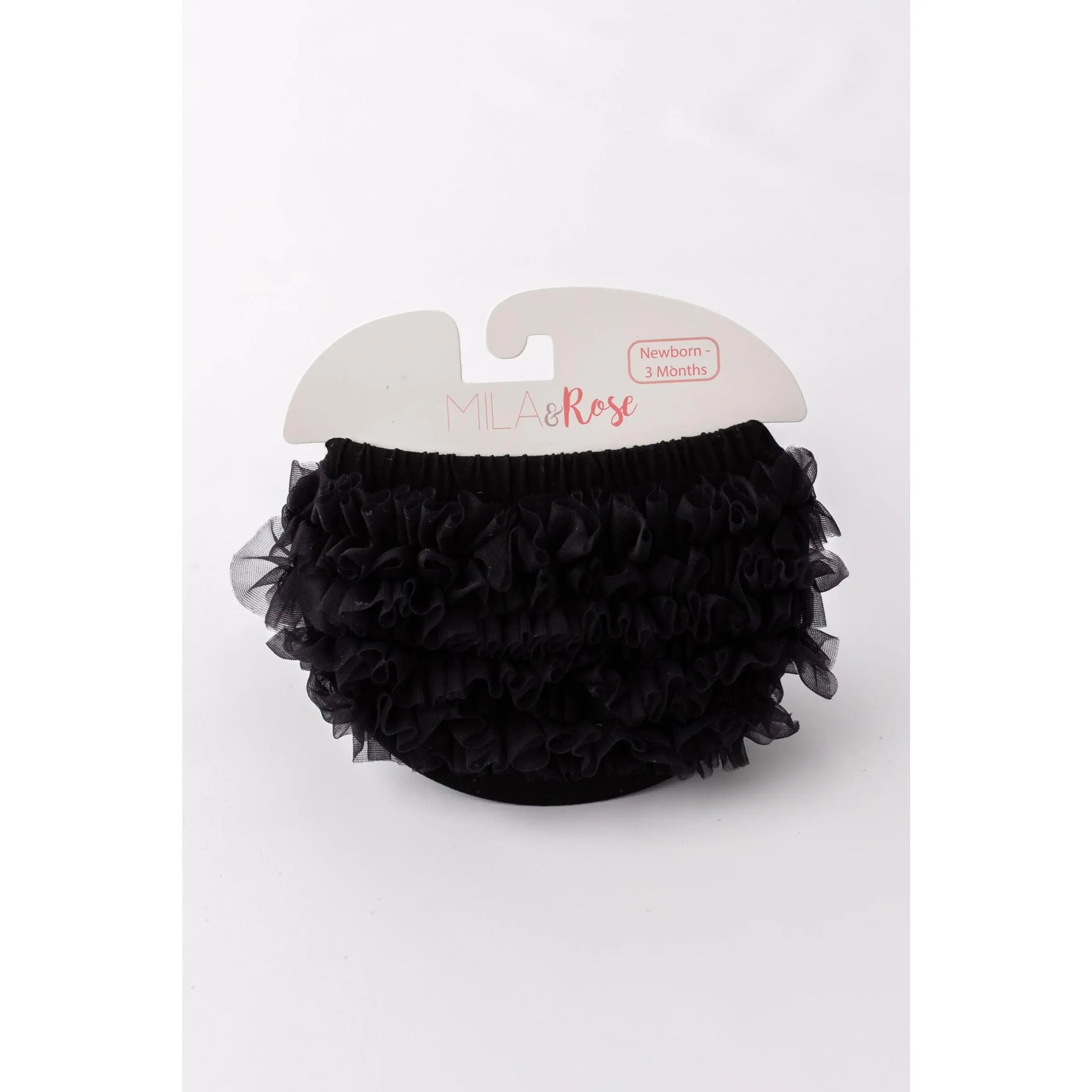 Black Ruffle Bum Bloomer