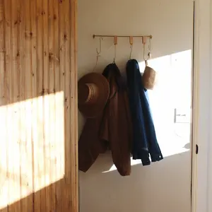 Solid Brass Hanging Rail - Medium