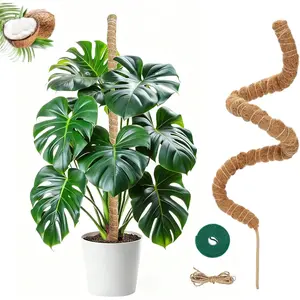 Moss Pole, Inch Monstera  Support, Upgraded 7mm  core Moss Poles for Climbing Indoor  DIY, Coco Coir  Pole Moss  Stick Support Stake Kit for Potted  Pothos