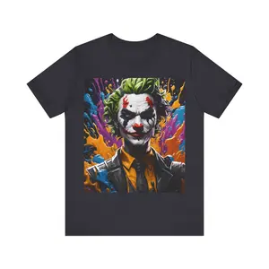 Unisex Jersey Short Sleeve Tee Casual Classic Cotton Fabric Knit Menswear Soft Top Athletic