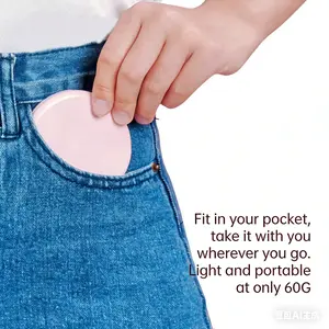 Pink HD Compact Mirror | Portable Pocket Round Design | Ideal for Daily Makeup & Travel