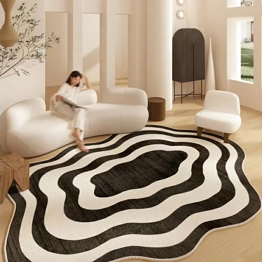 Irregular Shape Design Rug, Modern Simple High-grade Living Room Carpet, Light Luxury Design Bedroom Rug, Home Decor Comfortable Easy To Care Sofa Coffee Table Carpet, Modern Abstract Rug, Indoor Area Rugs