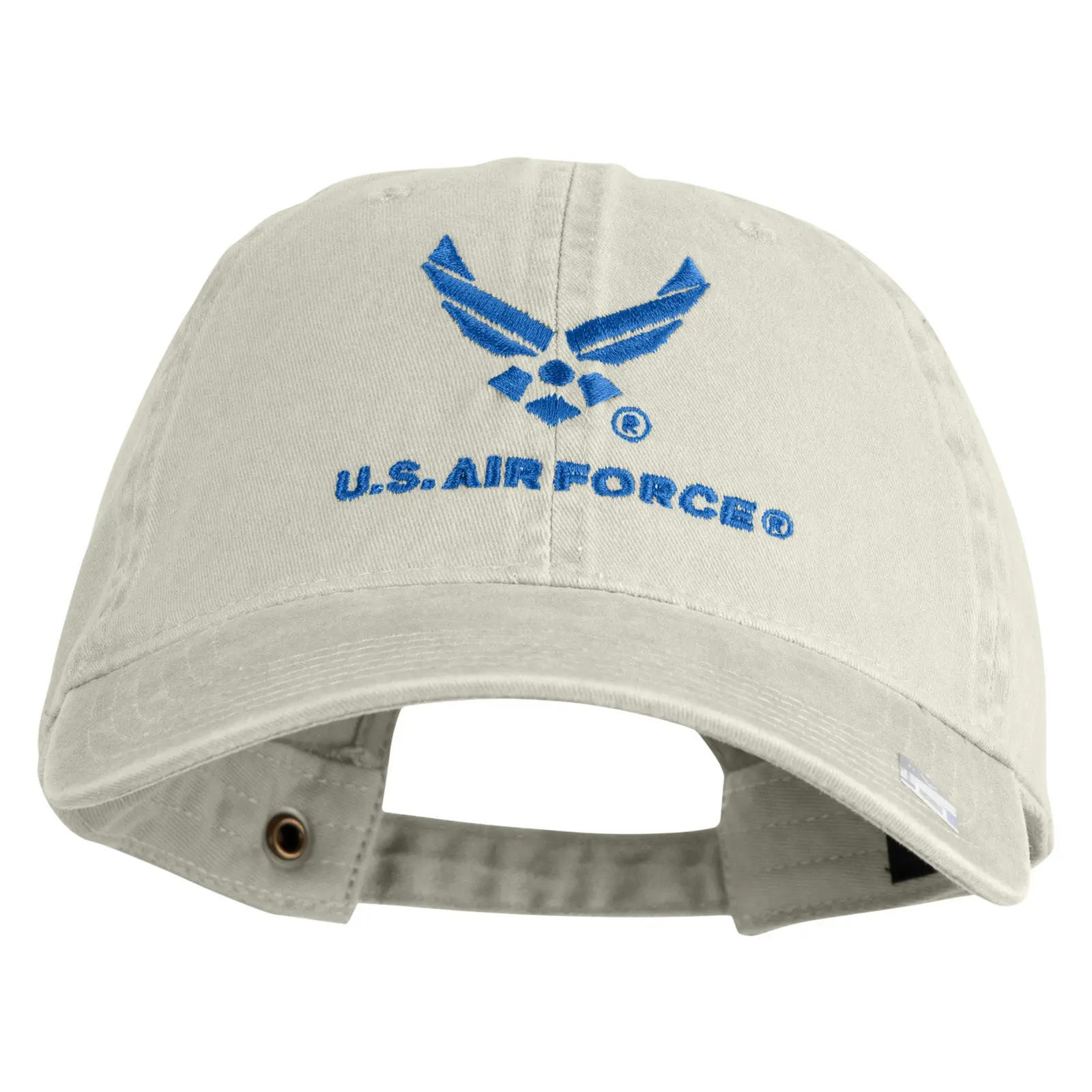 US Air Force with Wing Embroidered Pigment Dyed Cap