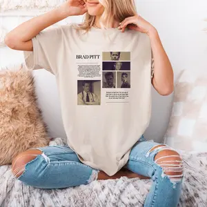 Brad Pitt Shirt, Brad Pitt Tshirt, Brad Pitt Hoodie, Fight Club Shirt, Tyler Durden Shirt