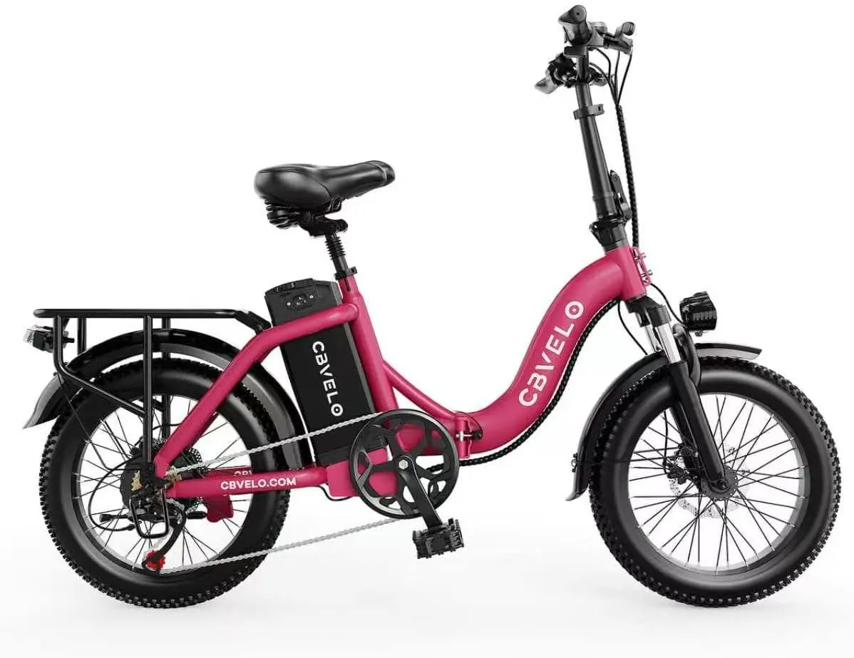 GREGCybervelo 750W Folding Electric Bike,48V 20AH Removable Battery EBike,20MPH,80 Miles Max Range Electric Bike for Adults, 20" Fat TireFoldable ebike, Adult Electric Bicycles