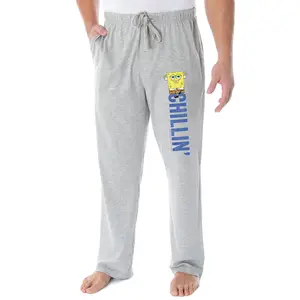 Nickelodeon Men's SpongeBob SquarePants Chillin' Loungewear Sleep Bottoms Pajama Pants