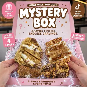 4 stuffed cookies mystery box