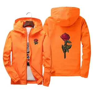Spring Autumn Men/Women Thin Jacket Windbreaker Jaqueta Masculina With Hooded Slim Fit Yong Men Boy Student Coat Jackets