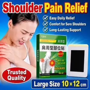 Shoulder inflammation, shoulder fluid buildup, shoulder pain, rotator cuff injury, tendon strain, difficulty lifting arms, adhesive patch
