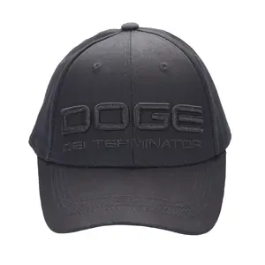 DOGE “Department of Government Efficiency” Cap ‒ Black / Musk-Ramaswamy Embroidery